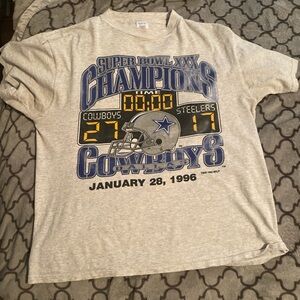 LOGO 7 Gray Super Bowl XXX Champions Tee